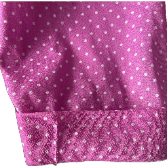 Vintage 70s Sears the Fashion Place Belted Pleated Pink & Grey Dress Women’s 12 - Picture 13 of 13